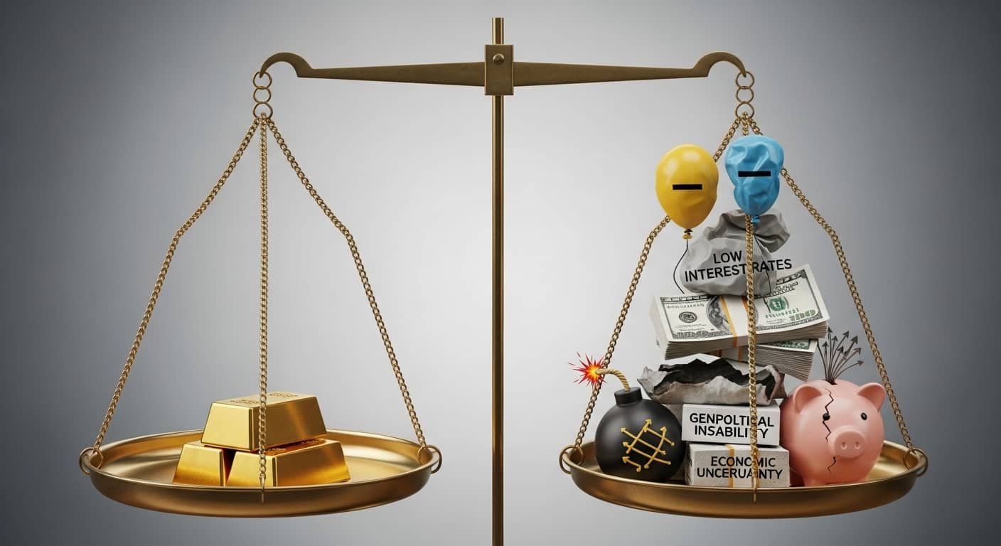 دلایل رشد قیمت طلا