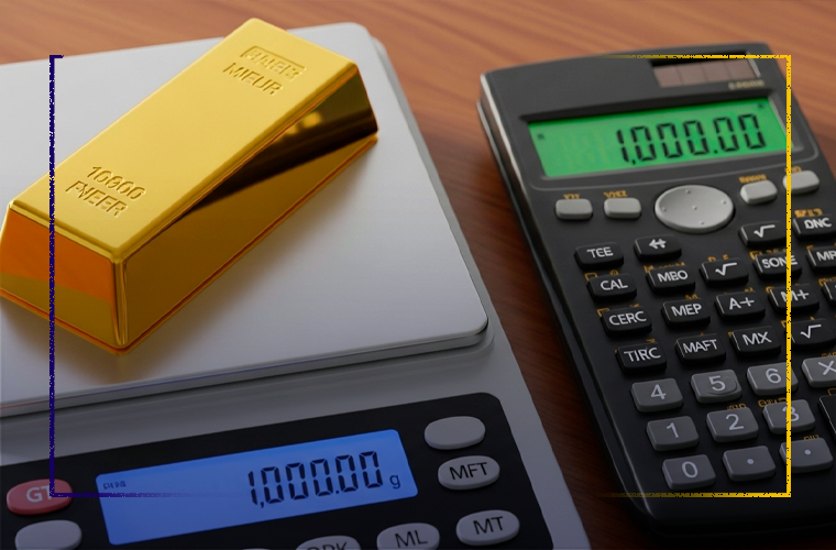 محاسبه قیمت طلای بدون اجرت و مالیات